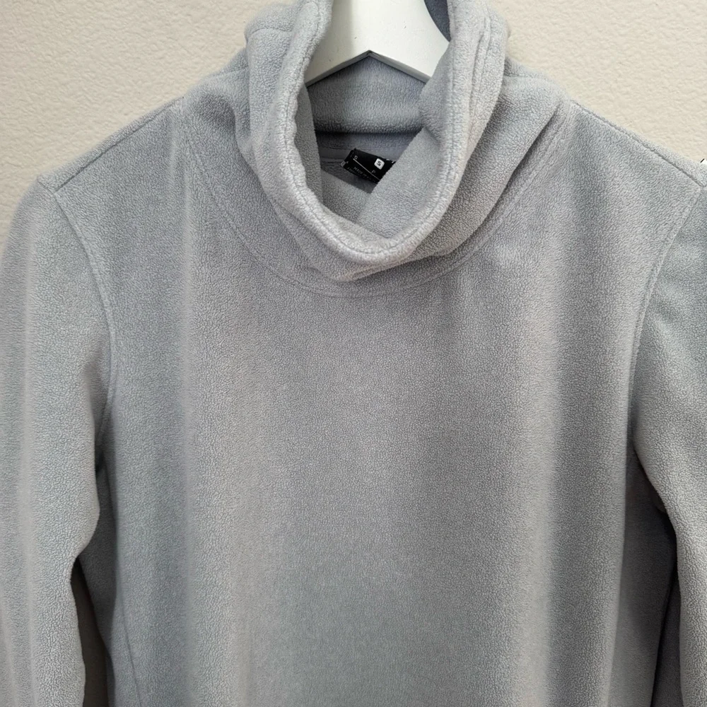 Nike Therma Dri-Fit Tunic Long Sleeve Funnel Neck Fleece Sweatshirt Top size S